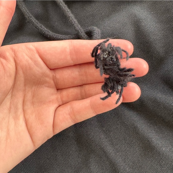 SALE ⬇️ OAK + FORT Black relaxed fit Hoodie - L - Picture 10 of 10